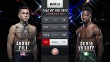 UFC246副赛：安德烈-费里VS索迪克-尤索夫