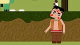 迷你世界动画：偷偷吃下年糕身体变小，洞悲发现地下藏麦田