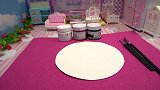 趣味水粉画教学：用白色、玫红、黑色颜料，怎样画出小猫咪！
