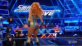 WWE-18年-SD第990期：女子双打赛 夏洛特&贝基林奇VS标志二人组集锦-精华