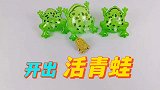 卖崽青蛙的气球里面，真的藏着活青蛙吗？