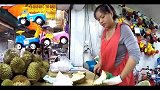 曼谷旅游, 水果市场, 看泰国人怎么处理榴莲