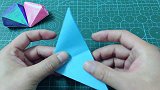 这是我见过最简单的折纸钻石，简单几步就做好了