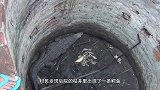 黑熊不慎落入深井，村民往井内扔了一架梯子，接下来请憋住别笑