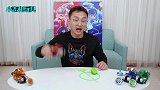 小志用心奇陀螺来玩陀螺叠叠高
