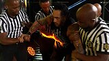 NXT第596期：赛后花絮 普利斯特重伤难以站立 获裁判搀扶离场