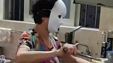 外婆炒菜用面具防油溅