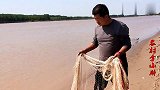 黄河鲤鱼啥模样？农村小伙一网扣中，拖网瞬间露出脊梁骨，激动了