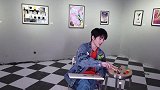 赵品霖接受采访让画自己，结果画的不成样子，还给粉丝留言勿念