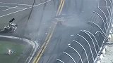 竞速-15年-纳斯卡赛场连环撞车 空中翻腾飞撞护栏-专题