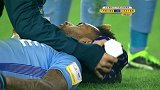 中国足协超级杯-17年-第45分钟受伤 争顶头球相撞 特谢拉受伤倒地-花絮