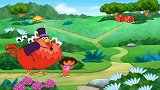 爱探险的朵拉：捣蛋鬼不如叫跟屁虫，朵拉有点事，他就跟在后面