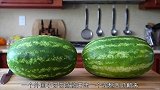 牛人切西瓜，一点没少，网友小哥可能是庖丁