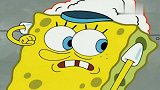 海绵宝宝：海绵宝宝戴绿帽，章鱼哥见了立马躲起来，不想被传染！