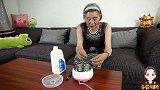 冬梅奶奶：这样的炒酸奶你喜欢吗，像刮墙一样刮出来的炒酸奶