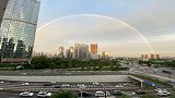 风雨之后见美景！成都上空出现双彩虹 网友：快来许愿