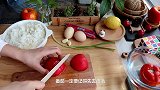 浓郁番茄火腿鸡蛋烩饭，5分钟就能完成的快手餐！