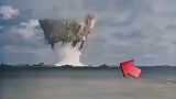 海底1000米引爆原子弹，瞬间200万吨海水炸上天