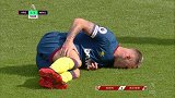射门导致旧伤复发？阿瑙托维奇禁区内倒地不起
