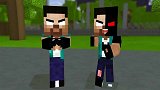 Minecraft动画：菜鸟被him两兄弟欺负哭了