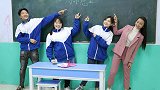老师问同学的愿望，没想女同学的愿望不和鸡有关就和猪有关，真逗