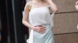 偶遇韩国小姐姐，本人比上镜还好看，上街回头率百分之一百