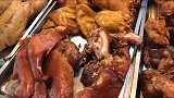 实拍美食：寻滁州定远特色美食猪头肉蘸辣椒酱口水咽了几口