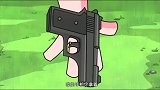 香肠派对吃鸡动画：萌妹嘴角扬起，准备献祭小瓦！