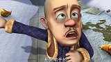 熊出没：熊大同情光头强，给光头强一个烤红薯