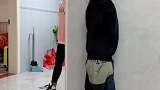 吓我一跳，我以为是儿子在倒立