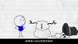 雪人被破坏，铅笔人为了不被发现，自己假扮雪人，这下可要遭殃了