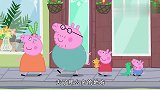 小猪佩奇：两个可爱的动物警官，没有工作的时候，喜欢吃甜甜圈