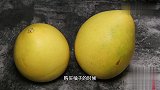 才知道，柚子去皮这么简单，一根绳子全搞定，果皮果肉轻松分离！