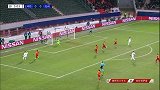 火车头打出默契传跑配合 斯莫洛夫反越位小角度打门击中立柱