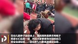 幼儿园亲子运动会急坏众人 唯有这位胖爸爸镇定自若