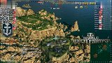 【战舰世界欧战天空】8级双星的海上苦战米哈伊尔库图佐夫与天城