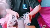 等待卸货中，女司机先做点好吃的，犒劳一下自己