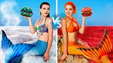 冰美人鱼VS火美人鱼，最终谁能获得男神青睐？画面真养眼