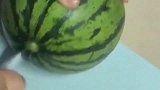 崩溃就在一瞬间，寝室小姐姐合资买的西瓜，切开后居然是这样的！