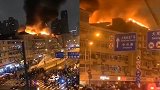 上海大统路一门面店及坡屋面发生火灾 目前无人员伤亡