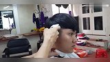 25岁男士，剪款“起发脚”发型，真帅气