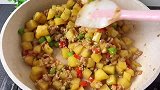 土豆新吃法，超级简单又下饭，也可以把肉末改成火腿丁，或鸡蛋