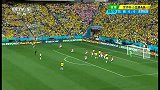 世界杯-14年-小组赛-A组-第1轮-巴西队前场任意球 禁区内路易斯头球攻门-花絮