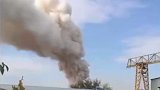吉林珲春一污水处理厂突发爆炸 现场砰砰声不断 浓烟数十米高