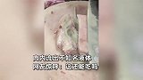 疑女子在超市买的新鲜肉，一刀下去直接吓呆：肉里流出绿色液体