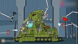 坦克世界动画：危难时刻，唤醒KV-44M，霸气王者归来！