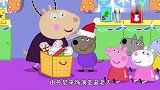小猪佩奇：猪爸爸爱凑热闹，坐在圣诞老人的雪橇里，飞到了天上！