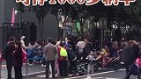 西安一学校建地下车库 方便家长接送孩子