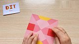 DIY折纸教程，趣味宝塔的折叠方法！