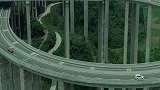 湖南湘西天路，永吉石家寨互通大枢纽记录中国